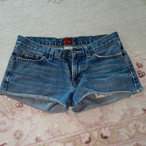Denim shorts